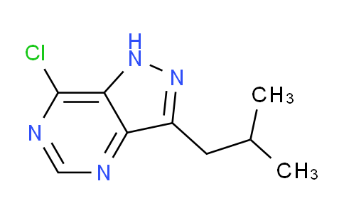 CAS No. 1346605-36-4, 7-Chloro-3-isobutyl-1H-pyrazolo[4,3-d]pyrimidine