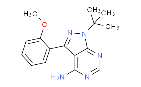 DY779110 | 1797105-85-1 | 1-(tert-Butyl)-3-(2-methoxyphenyl)-1H-pyrazolo[3,4-d]pyrimidin-4-amine