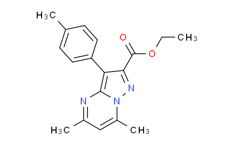 DY779120 | 1170539-91-9 | Ethyl 5,7-dimethyl-3-(p-tolyl)pyrazolo[1,5-a]pyrimidine-2-carboxylate