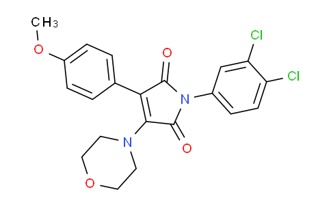 DY779134 | 1417162-36-7 | 1-(3,4-dichlorophenyl)-3-(4-methoxyphenyl)-4-morpholino-1H-pyrrole-2,5-dione