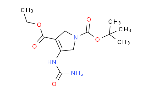 CAS No. 1449117-74-1, 1-(tert-butyl) 3-ethyl 4-ureido-2,5-dihydro-1H-pyrrole-1,3-dicarboxylate
