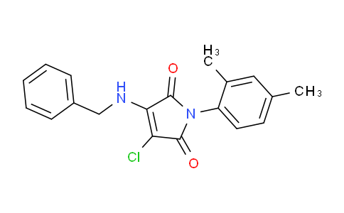 CAS No. 6190-55-2, 3-(benzylamino)-4-chloro-1-(2,4-dimethylphenyl)-1H-pyrrole-2,5-dione