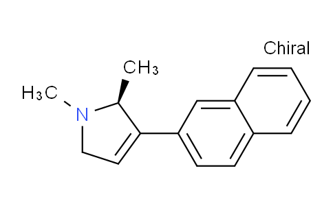 CAS No. 823178-95-6, (S)-1,2-Dimethyl-3-(naphthalen-2-yl)-2,5-dihydro-1H-pyrrole
