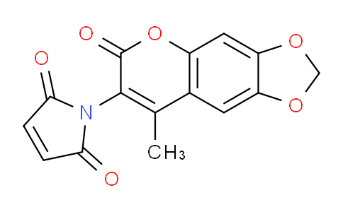 CAS No. 97744-90-6, 1-(8-Methyl-6-oxo-6H-[1,3]dioxolo[4,5-g]chromen-7-yl)-1H-pyrrole-2,5-dione