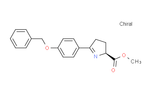 DY779196 | 934240-38-7 | methyl (S)-5-(4-(benzyloxy)phenyl)-3,4-dihydro-2H-pyrrole-2-carboxylate