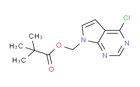 CAS No. 1146629-75-5, (4-Chloro-7H-pyrrolo[2,3-d]pyrimidin-7-yl)methyl pivalate
