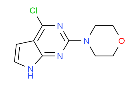 CAS No. 1227958-05-5, 4-(4-chloro-7H-pyrrolo[2,3-d]pyrimidin-2-yl)morpholine
