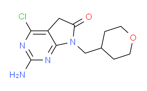 CAS No. 1196886-57-3, 2-amino-4-chloro-7-((tetrahydro-2H-pyran-4-yl)methyl)-5,7-dihydro-6H-pyrrolo[2,3-d]pyrimidin-6-one