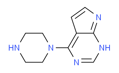 CAS No. 252722-52-4, 4-(piperazin-1-yl)-1H-pyrrolo[2,3-d]pyrimidine