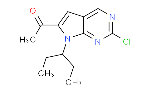 MC779232 | 959799-20-3 | 1-(2-chloro-7-(pentan-3-yl)-7H-pyrrolo[2,3-d]pyrimidin-6-yl)ethan-1-one