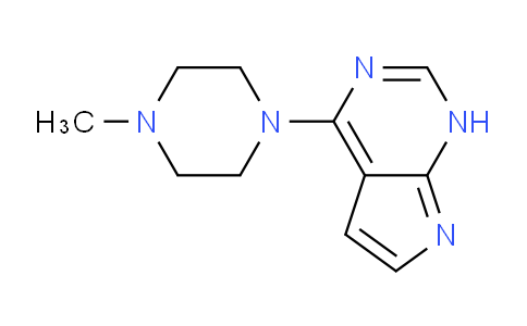 CAS No. 91338-54-4, 4-(4-methylpiperazin-1-yl)-1H-pyrrolo[2,3-d]pyrimidine