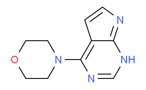 CAS No. 90870-83-0, 4-{7H-Pyrrolo[2,3-d]pyrimidin-4-yl}morpholine