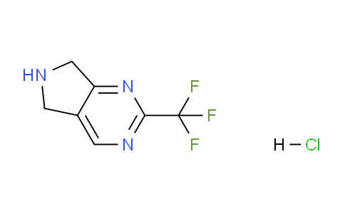 CAS No. 1956307-48-4, 2-(Trifluoromethyl)-6,7-dihydro-5H-pyrrolo[3,4-d]pyrimidine hydrochloride