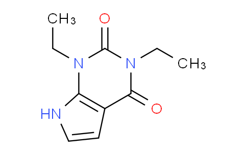 CAS No. 53680-92-5, 1,3-Diethyl-1H-pyrrolo[2,3-d]pyrimidine-2,4(3H,7H)-dione