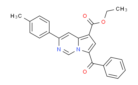 CAS No. 302912-96-5, Ethyl 7-benzoyl-3-(p-tolyl)pyrrolo[1,2-c]pyrimidine-5-carboxylate