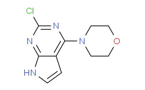 CAS No. 1202885-72-0, 4-(2-Chloro-7H-pyrrolo[2,3-d]pyrimidin-4-yl)morpholine