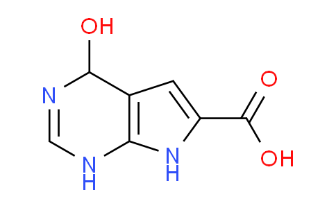 CAS No. 1016241-79-4, 4-Hydroxy-4,7-dihydro-1H-pyrrolo[2,3-d]pyrimidine-6-carboxylic acid