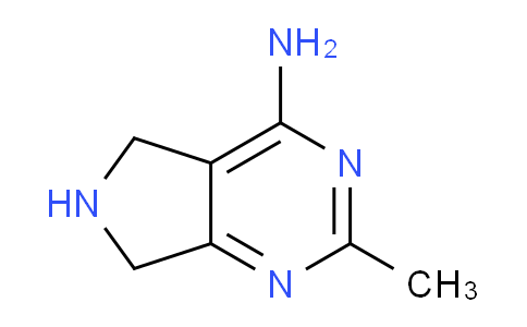 CAS No. 1854-37-1, 2-Methyl-6,7-dihydro-5H-pyrrolo[3,4-d]pyrimidin-4-amine