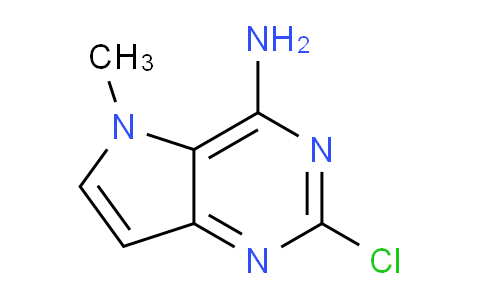 CAS No. 1375301-51-1, 2-Chloro-5-methyl-5H-pyrrolo[3,2-d]pyrimidin-4-amine