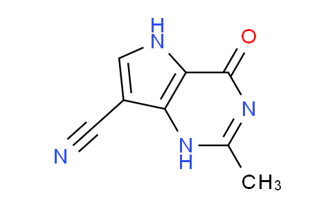 CAS No. 65749-84-0, 2-Methyl-4-oxo-4,5-dihydro-1H-pyrrolo[3,2-d]pyrimidine-7-carbonitrile