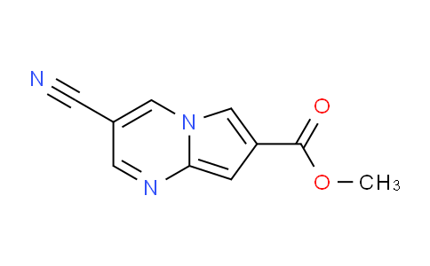 CAS No. 952182-37-5, Methyl 3-cyanopyrrolo[1,2-a]pyrimidine-7-carboxylate