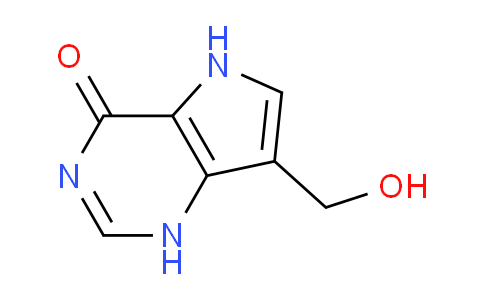 CAS No. 104303-72-2, 7-(Hydroxymethyl)-1H-pyrrolo[3,2-d]pyrimidin-4(5H)-one
