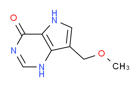 CAS No. 104303-74-4, 7-(Methoxymethyl)-1H-pyrrolo[3,2-d]pyrimidin-4(5H)-one