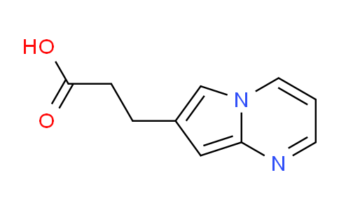 CAS No. 1378823-89-2, 3-(Pyrrolo[1,2-a]pyrimidin-7-yl)propanoic acid