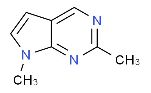 CAS No. 14356-75-3, 2,7-Dimethyl-7H-pyrrolo[2,3-d]pyrimidine