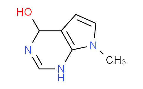 CAS No. 205926-69-8, 7-Methyl-4,7-dihydro-1H-pyrrolo[2,3-d]pyrimidin-4-ol