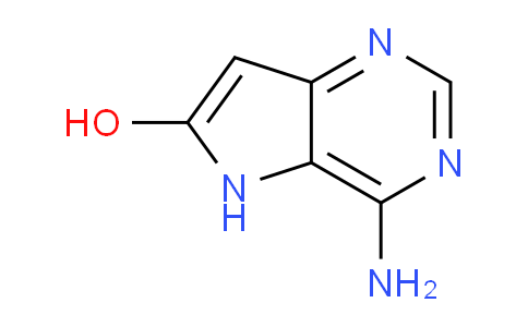 CAS No. 501920-22-5, 4-Amino-5H-pyrrolo[3,2-d]pyrimidin-6-ol