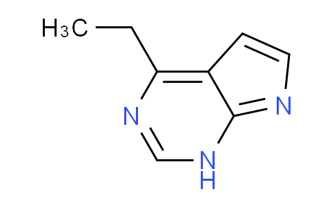CAS No. 63205-44-7, 4-Ethyl-1H-pyrrolo[2,3-d]pyrimidine