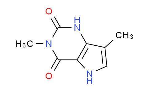 CAS No. 67855-91-8, 3,7-Dimethyl-1H-pyrrolo[3,2-d]pyrimidine-2,4(3H,5H)-dione