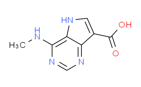 CAS No. 765857-95-2, 4-(Methylamino)-5H-pyrrolo[3,2-d]pyrimidine-7-carboxylic acid