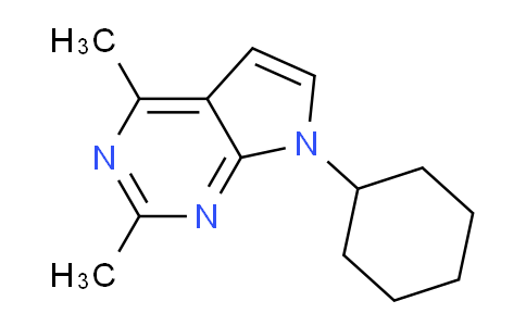 DY779389 | 801996-84-9 | 7-Cyclohexyl-2,4-dimethyl-7H-pyrrolo[2,3-d]pyrimidine