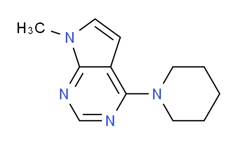 CAS No. 802014-77-3, 7-Methyl-4-(piperidin-1-yl)-7H-pyrrolo[2,3-d]pyrimidine