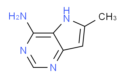 CAS No. 91982-44-4, 6-Methyl-5H-pyrrolo[3,2-d]pyrimidin-4-amine