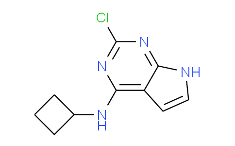 CAS No. 934600-48-3, 2-Chloro-N-cyclobutyl-7H-pyrrolo[2,3-d]pyrimidin-4-amine