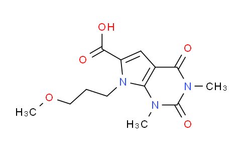 DY779412 | 1086386-36-8 | 7-(3-Methoxypropyl)-1,3-dimethyl-2,4-dioxo-2,3,4,7-tetrahydro-1H-pyrrolo[2,3-d]pyrimidine-6-carboxylic acid