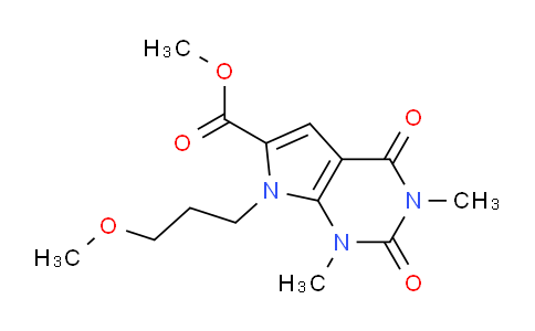 CAS No. 1086386-38-0, Methyl 7-(3-methoxypropyl)-1,3-dimethyl-2,4-dioxo-2,3,4,7-tetrahydro-1H-pyrrolo[2,3-d]pyrimidine-6-carboxylate