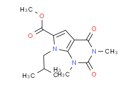 DY779414 | 1086386-40-4 | Methyl 7-isobutyl-1,3-dimethyl-2,4-dioxo-2,3,4,7-tetrahydro-1H-pyrrolo[2,3-d]pyrimidine-6-carboxylate