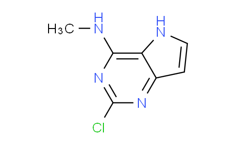 CAS No. 1375301-41-9, 2-Chloro-N-methyl-5H-pyrrolo[3,2-d]pyrimidin-4-amine