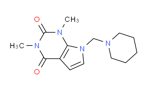 DY779423 | 1312760-66-9 | 1,3-Dimethyl-7-(piperidin-1-ylmethyl)-1H-pyrrolo[2,3-d]pyrimidine-2,4(3H,7H)-dione