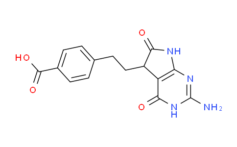CAS No. 193265-47-3, 4-(2-(2-Amino-4,6-dioxo-4,5,6,7-tetrahydro-3H-pyrrolo[2,3-d]pyrimidin-5-yl)ethyl)benzoic acid