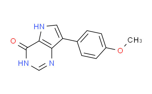 CAS No. 1255784-82-7, 7-(4-Methoxyphenyl)-3H-pyrrolo[3,2-d]pyrimidin-4(5H)-one