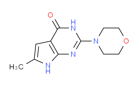 CAS No. 1263212-09-4, 6-Methyl-2-morpholino-3H-pyrrolo[2,3-d]pyrimidin-4(7H)-one