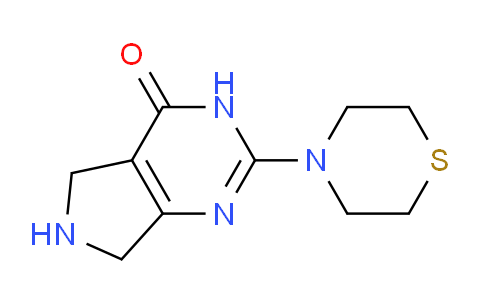 CAS No. 1708080-19-6, 2-Thiomorpholino-6,7-dihydro-3H-pyrrolo[3,4-d]pyrimidin-4(5H)-one