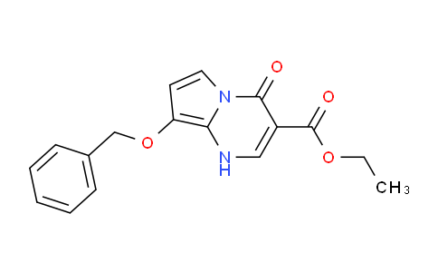 CAS No. 2044705-02-2, Ethyl 8-(benzyloxy)-4-oxo-1,4-dihydropyrrolo[1,2-a]pyrimidine-3-carboxylate