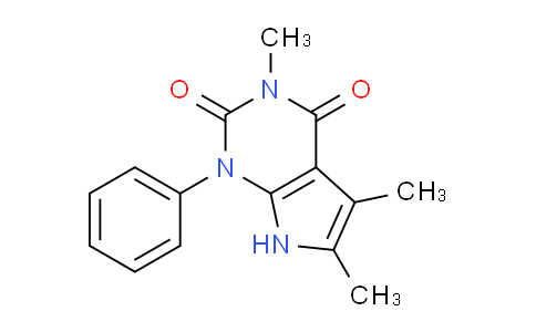 CAS No. 40678-91-9, 3,5,6-Trimethyl-1-phenyl-1H-pyrrolo[2,3-d]pyrimidine-2,4(3H,7H)-dione