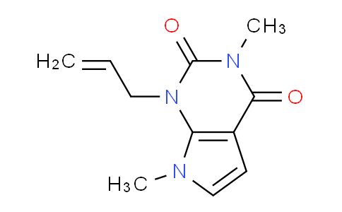 CAS No. 39930-52-4, 1-Allyl-3,7-dimethyl-1H-pyrrolo[2,3-d]pyrimidine-2,4(3H,7H)-dione